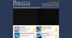 Desktop Screenshot of paratustechnologies.com