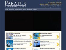 Tablet Screenshot of paratustechnologies.com